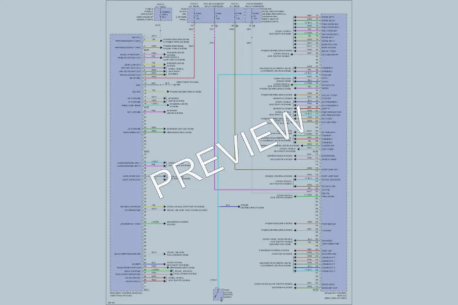 2009 Infiniti FX35 Body Control Modules wiring diagram preview