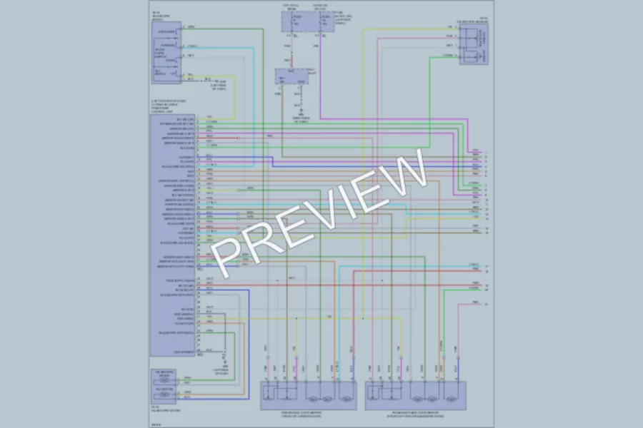 2009 Infiniti FX35 Memory Systems wiring diagram preview