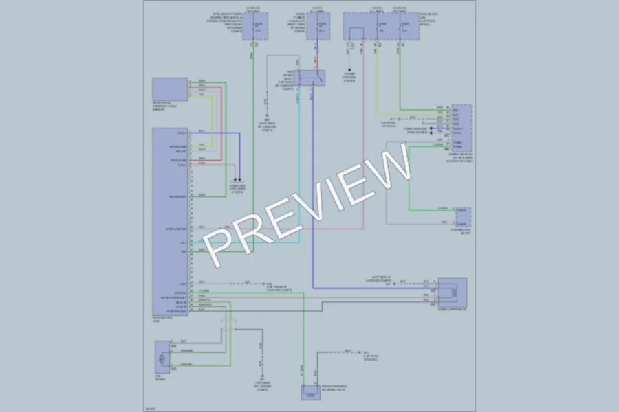 2009 Infiniti FX50 Electronic Power Steering wiring diagram preview