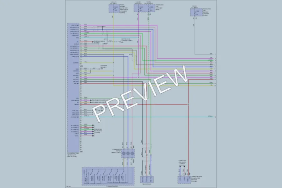 2009 Infiniti FX50 Radio wiring diagram preview