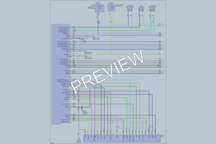 2009 Infiniti G37 Radio wiring diagram preview