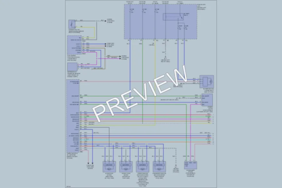 2009 Infiniti G37x Air Conditioning wiring diagram preview