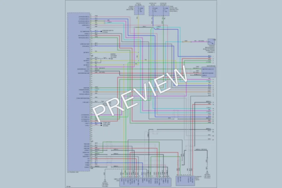 2009 Infiniti G37x Navigation wiring diagram preview