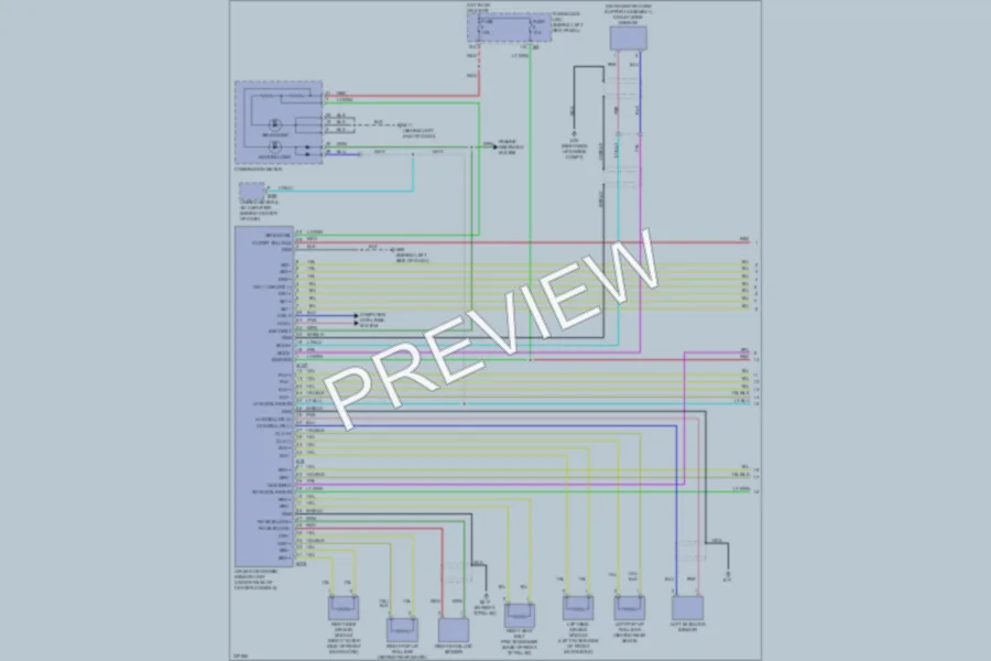 2009 Infiniti G37x Supplemental Restraints wiring diagram preview