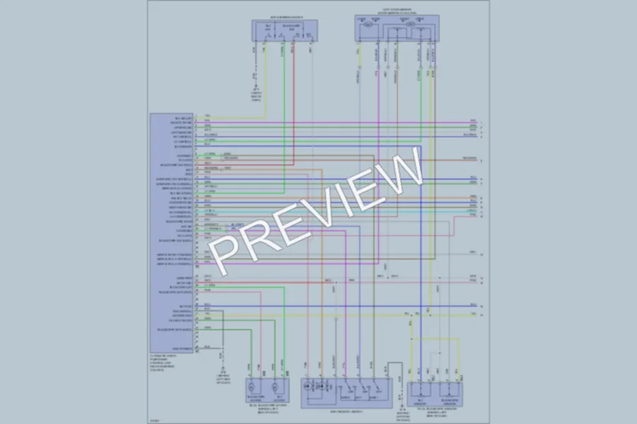 2009 Infiniti M35 Memory Systems wiring diagram preview