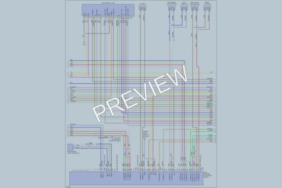 2009 Infiniti M35 Radio wiring diagram preview