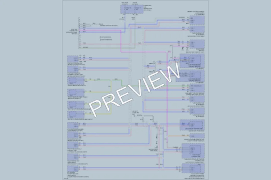 2009 Infiniti M45x Computer Data Lines wiring diagram preview