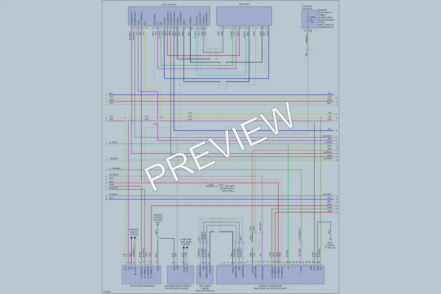 2009 Infiniti M45x Radio wiring diagram preview