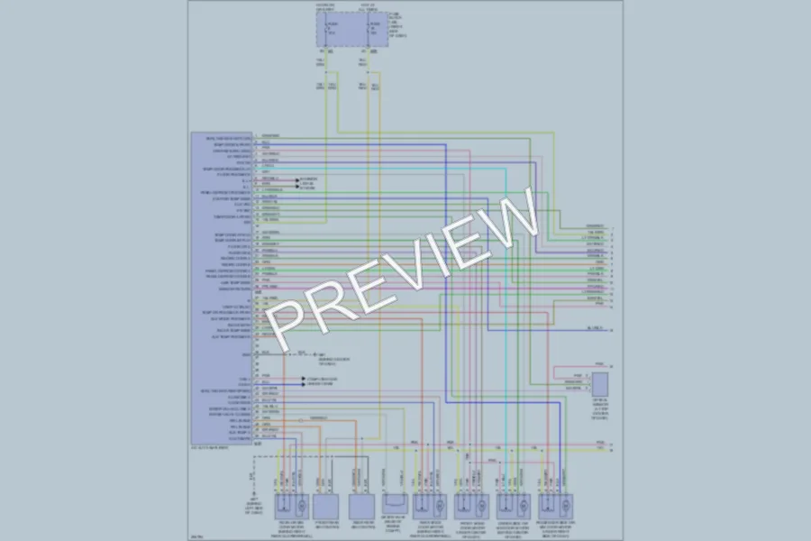2009 Infiniti QX56 Air Conditioning wiring diagram preview