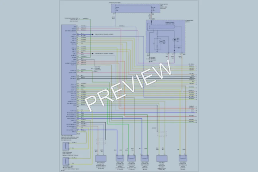 2009 Infiniti QX56 Supplemental Restraints wiring diagram preview