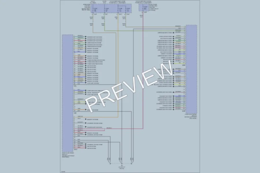 2009 Jaguar VandenPlas Body Control Modules wiring diagram preview