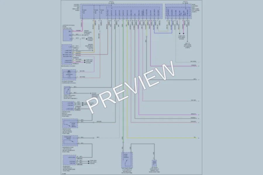 2009 Jaguar XF Anti Theft wiring diagram preview
