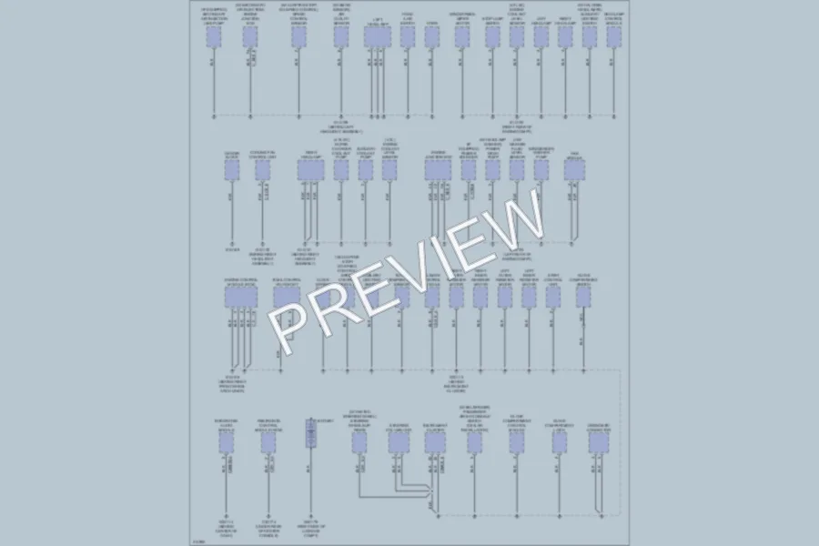 2009 Jaguar XF Ground Distribution wiring diagram preview