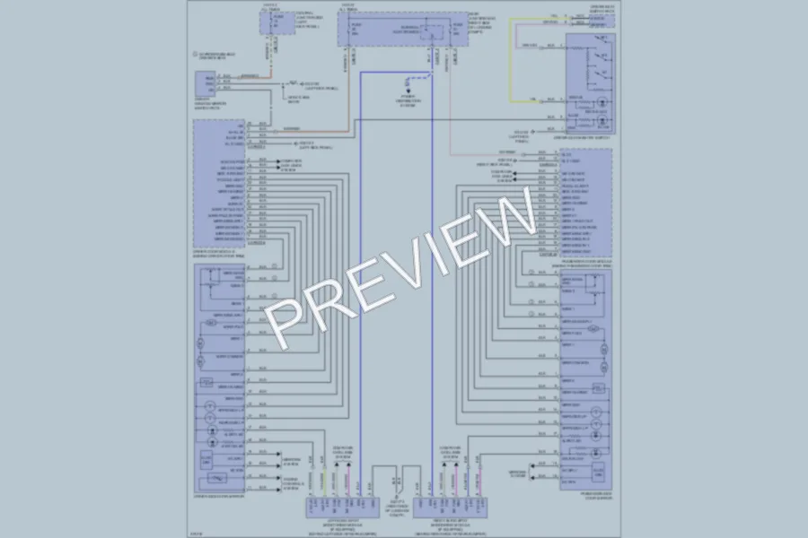 2009 Jaguar XF Memory Systems wiring diagram preview