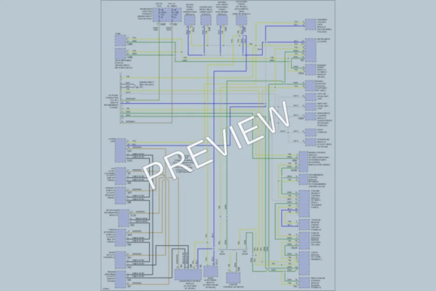 2009 Jaguar XJ8L Computer Data Lines wiring diagram preview