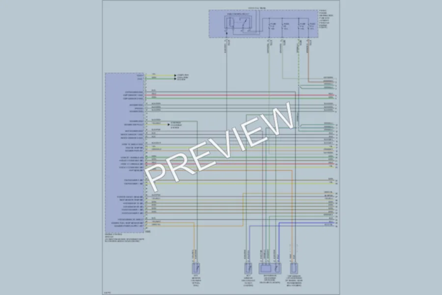 2009 Jaguar XJR Engine Performance wiring diagram preview