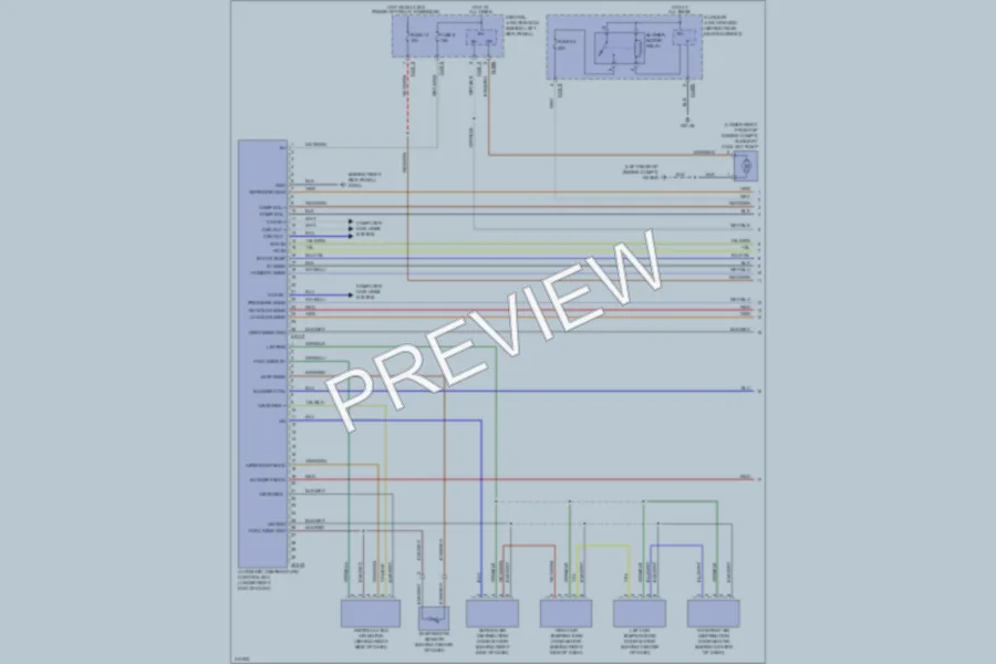 2009 Jaguar XK Air Conditioning wiring diagram preview