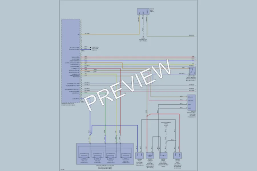 2009 Jaguar XKR Memory Systems wiring diagram preview