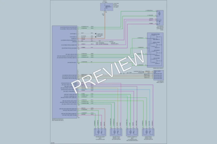 2009 Jeep Commander Memory Systems wiring diagram preview