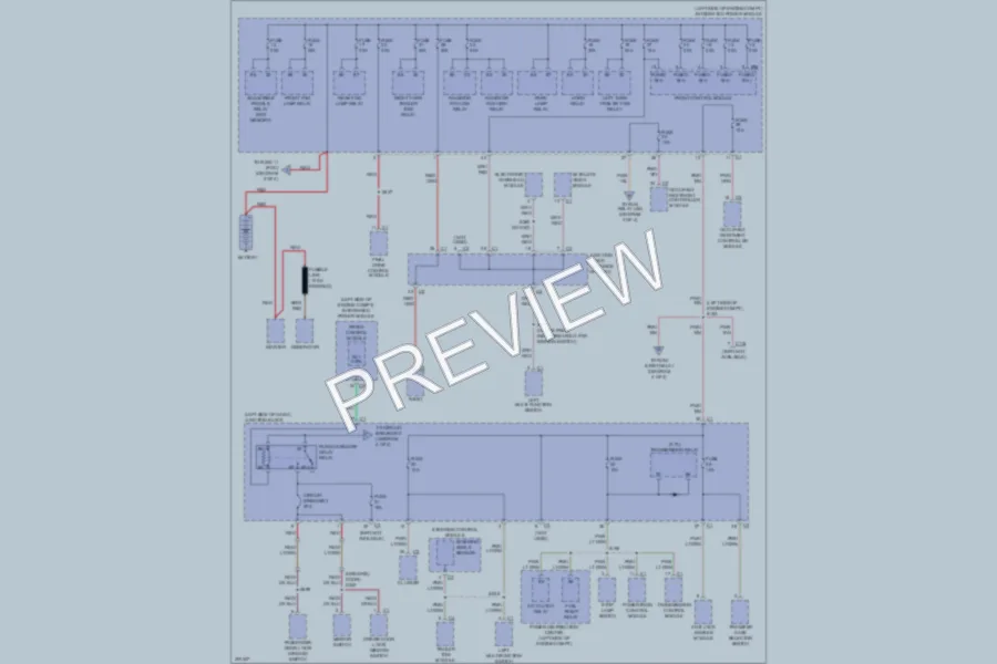 2009 Jeep Commander Power Distribution wiring diagram preview