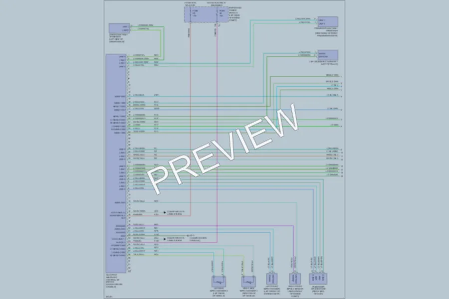 2009 Jeep Commander Supplemental Restraints wiring diagram preview