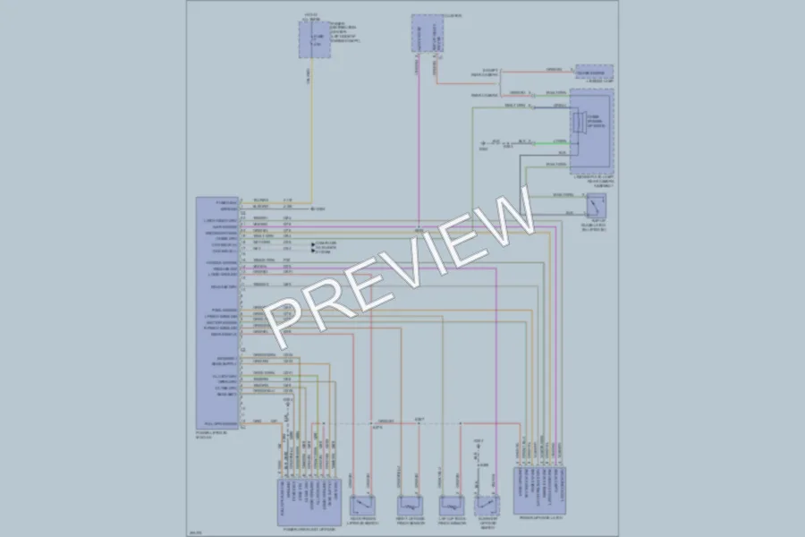 2009 Jeep Commander Trunk Tailgate Fuel Door wiring diagram preview
