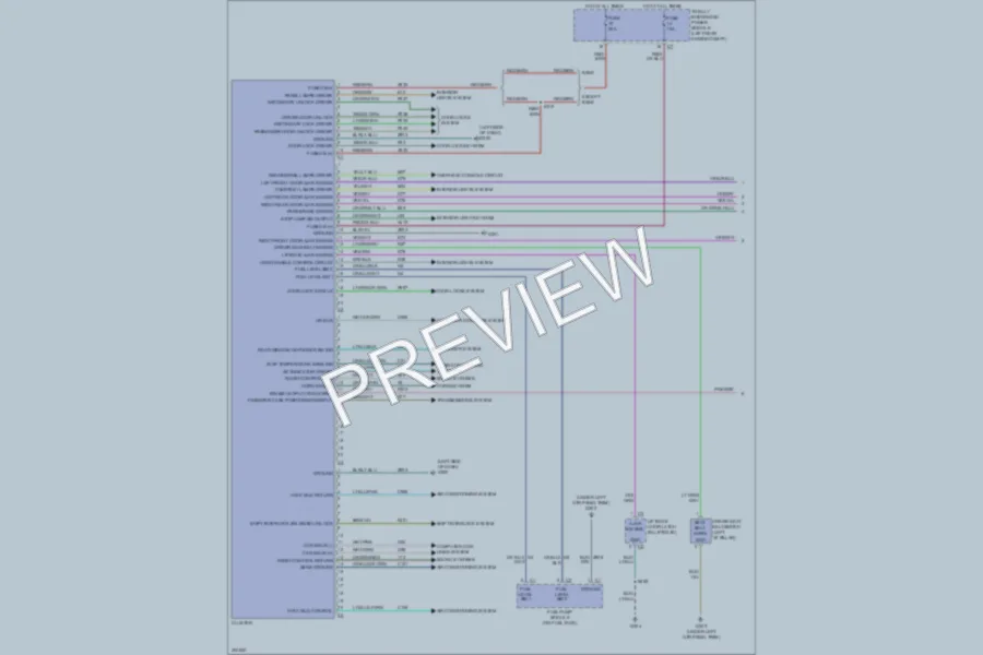2009 Jeep Compass Instrument Cluster wiring diagram preview