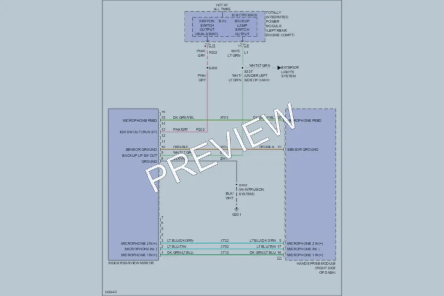 2009 Jeep Compass Power Mirrors wiring diagram preview