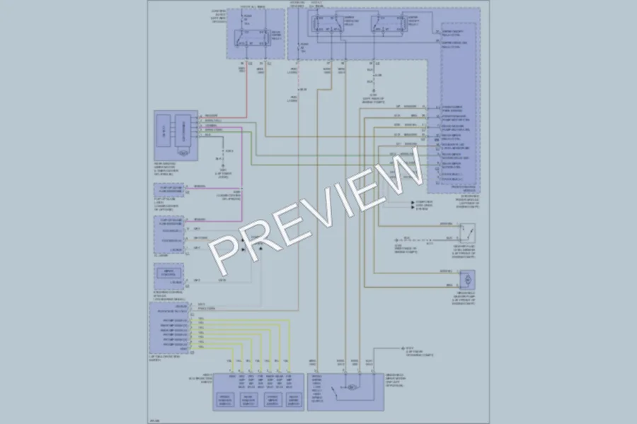 2009 Jeep GrandCherokee Wiper Washer wiring diagram preview