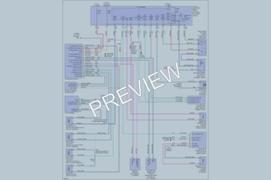 2009 Jeep Liberty Air Conditioning wiring diagram preview