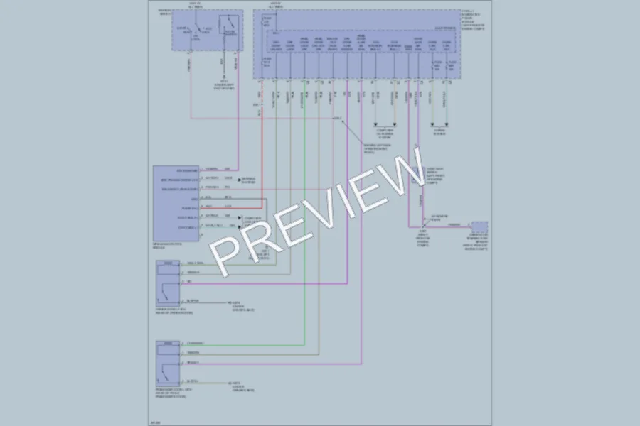 2009 Jeep Liberty Anti Theft wiring diagram preview