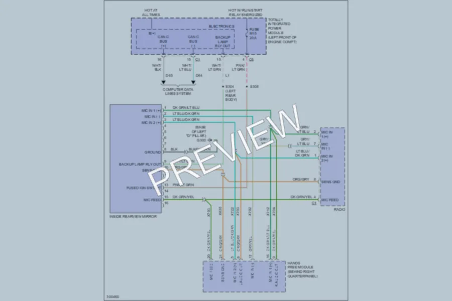 2009 Jeep Liberty Power Mirrors wiring diagram preview
