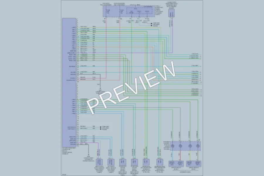 2009 Jeep Liberty Supplemental Restraints wiring diagram preview