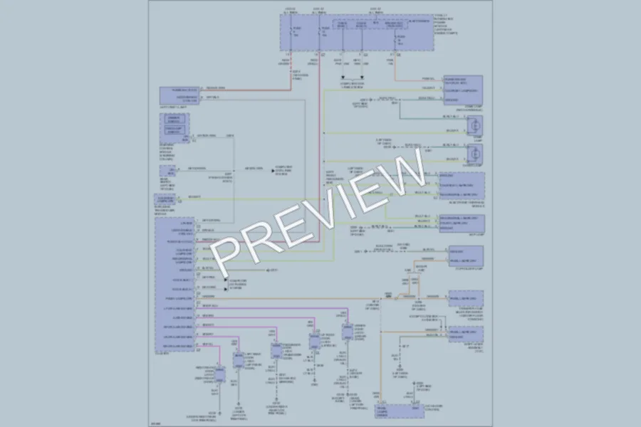 2009 Jeep Patriot Interior Lights wiring diagram preview