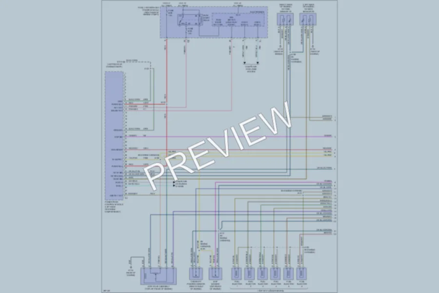 2009 Jeep Wrangler Engine Performance wiring diagram preview