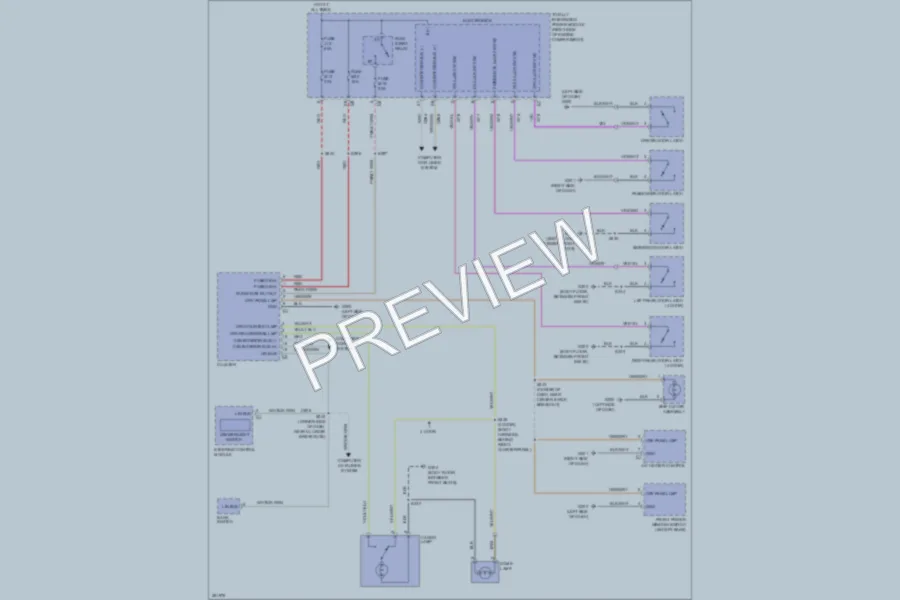 2009 Jeep Wrangler Interior Lights wiring diagram preview