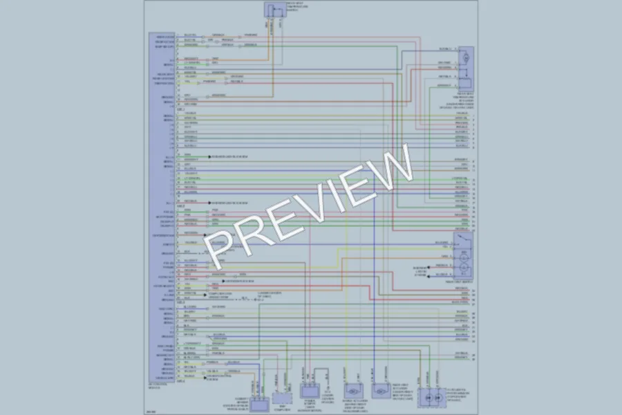 2009 Kia Amanti Air Conditioning wiring diagram preview
