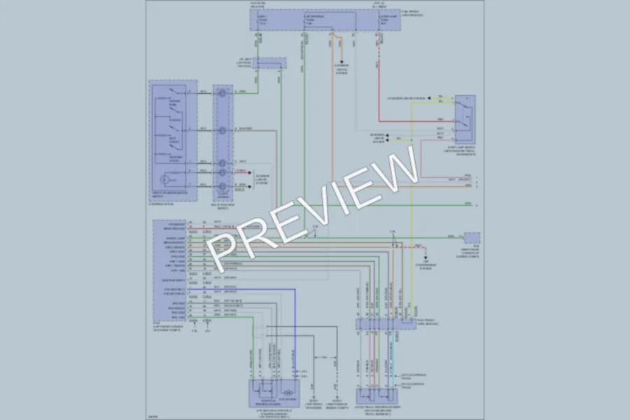2009 Kia Borrego Cruise Control wiring diagram preview