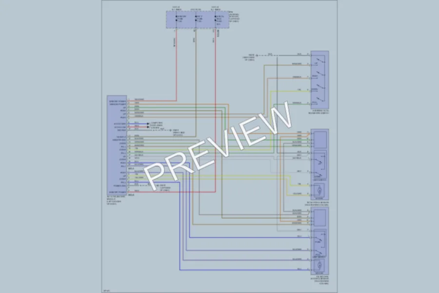 2009 Kia Borrego Electronic Power Steering wiring diagram preview