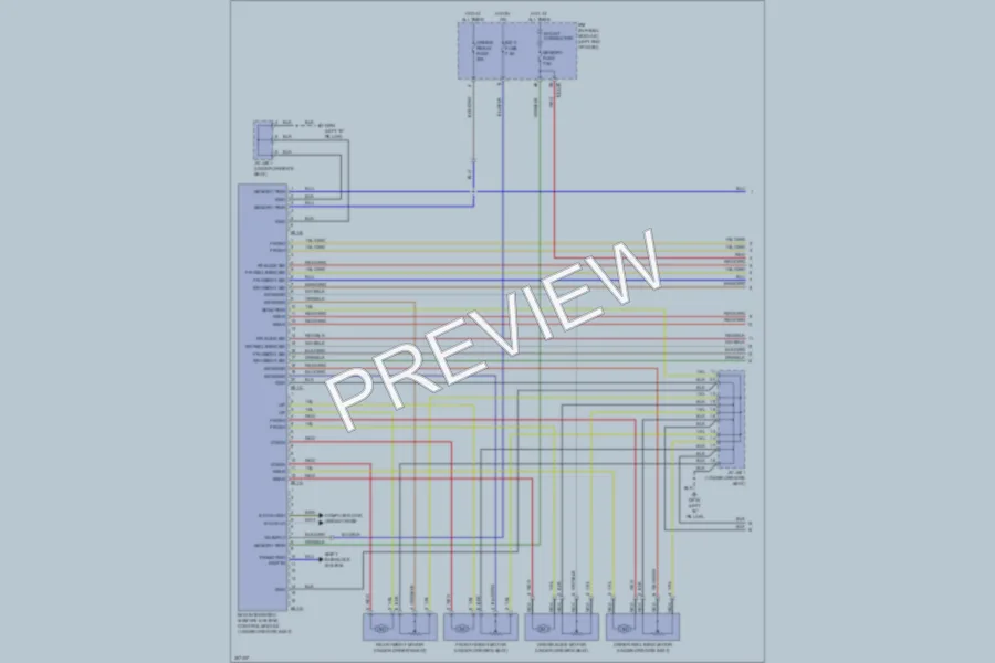 2009 Kia Borrego Memory Systems wiring diagram preview