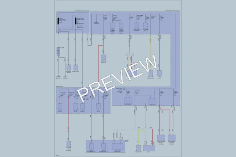 2009 Kia Borrego Power Distribution wiring diagram preview