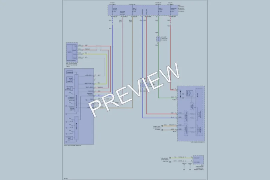 2009 Kia Borrego Power Mirrors wiring diagram preview