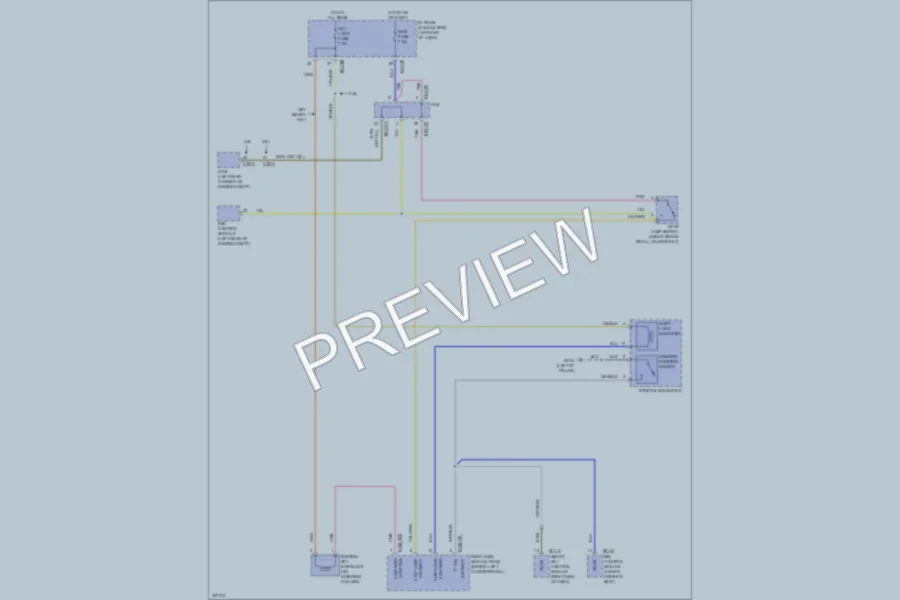 2009 Kia Borrego Shift Interlock wiring diagram preview