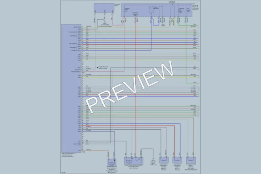 2009 Kia Borrego Supplemental Restraints wiring diagram preview