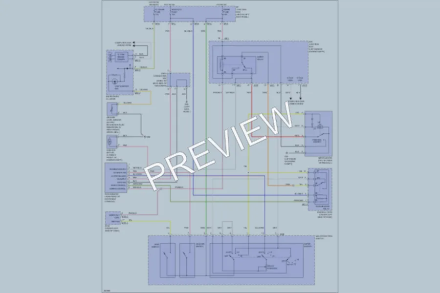 2009 Kia Optima Wiper Washer wiring diagram preview