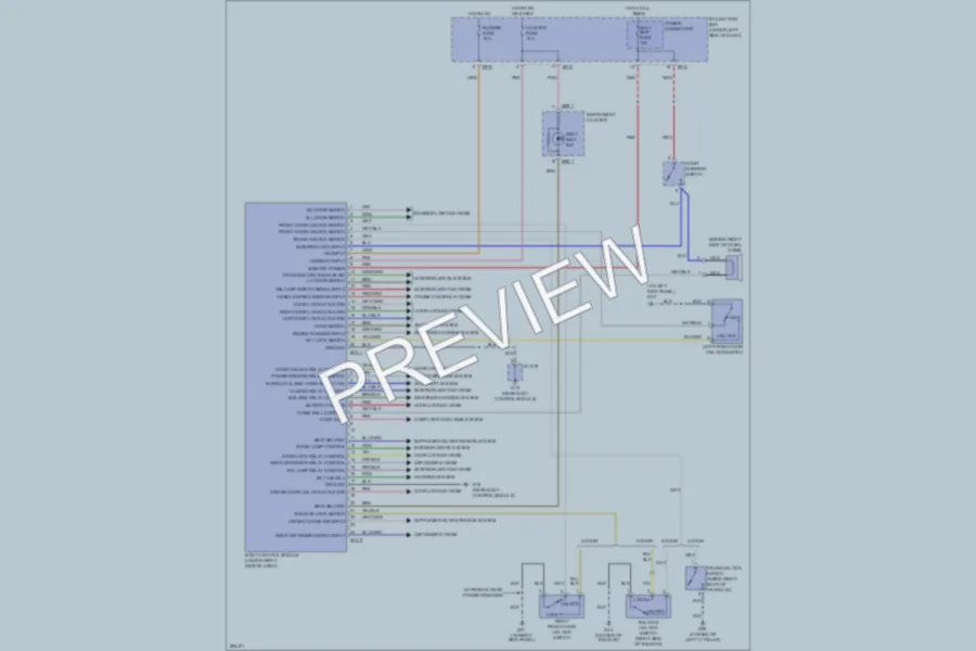 2009 Kia Rio5 Body Control Modules wiring diagram preview