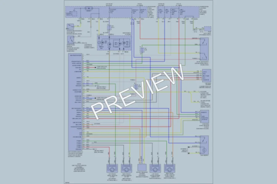 2009 Kia Rondo Anti Lock Brakes wiring diagram preview