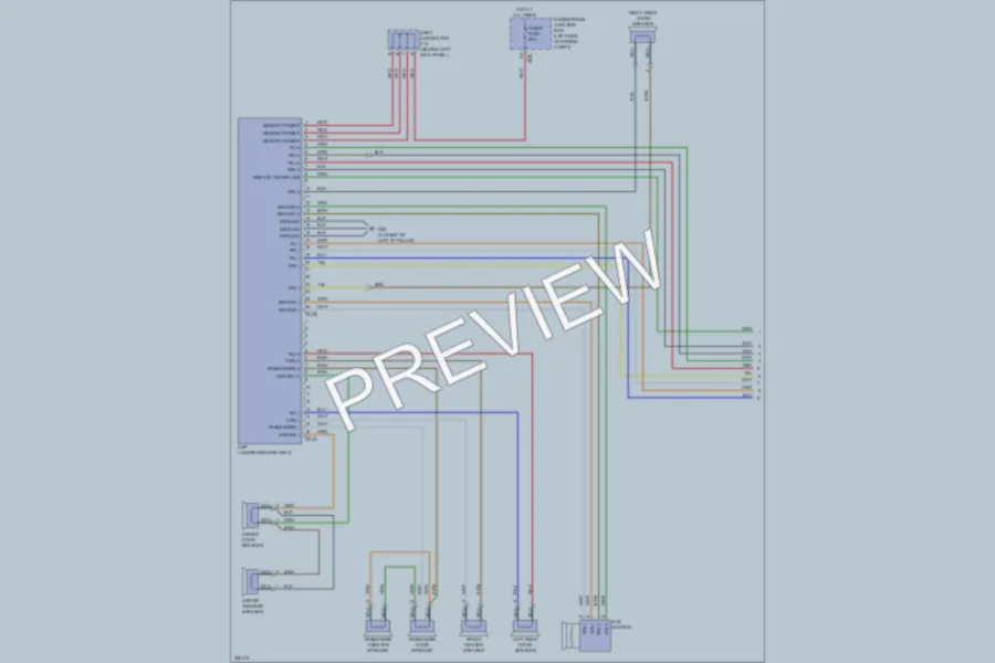 2009 Kia Rondo Radio wiring diagram preview