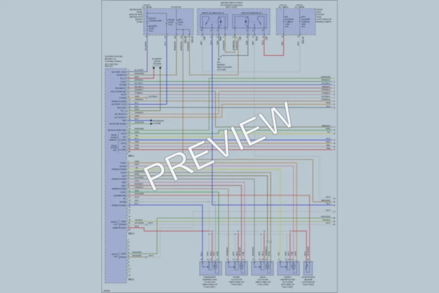2009 Kia Sedona Air Conditioning wiring diagram preview