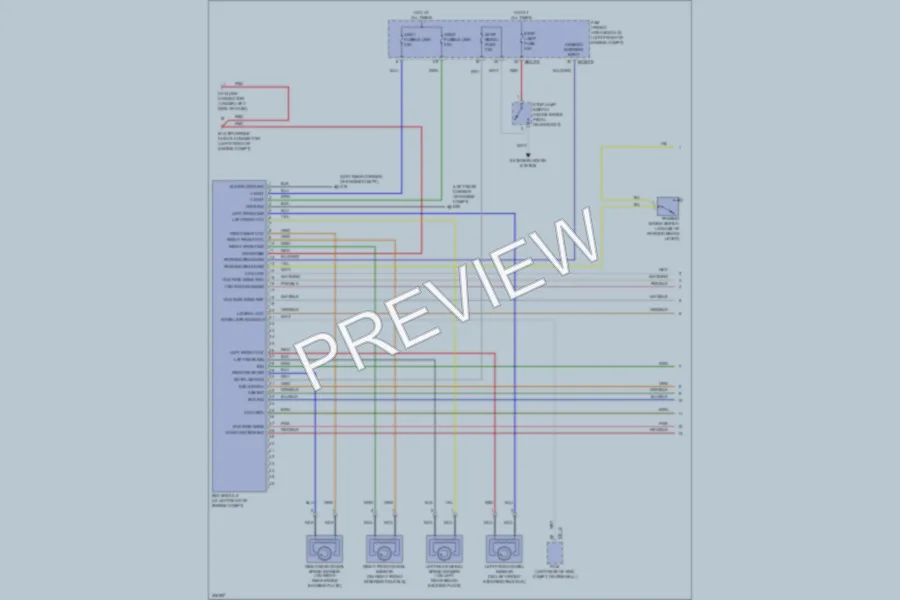 2009 Kia Sedona Anti Lock Brakes wiring diagram preview